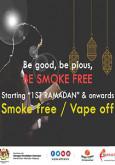 Ramadan - Smoke Free and Vape Off